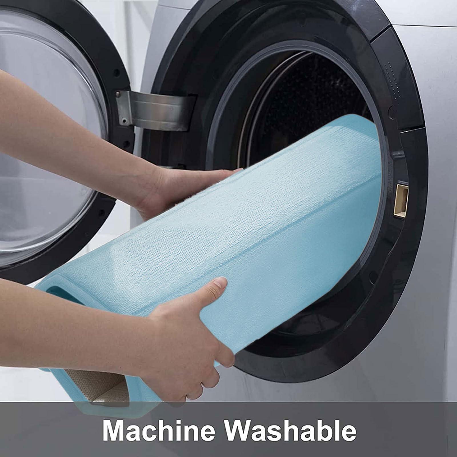 Buganda Memory Foam Bath Mat Rug, 59'' X 20'', Ultra Soft And Non-Slip Bathroom Rugs, Water Absorbent And Machine Washable Bath